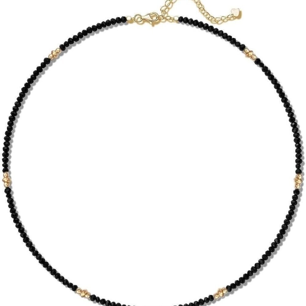 Gemstone Beaded Necklace Chain Natural Stones Choker for Women Stylish Gift